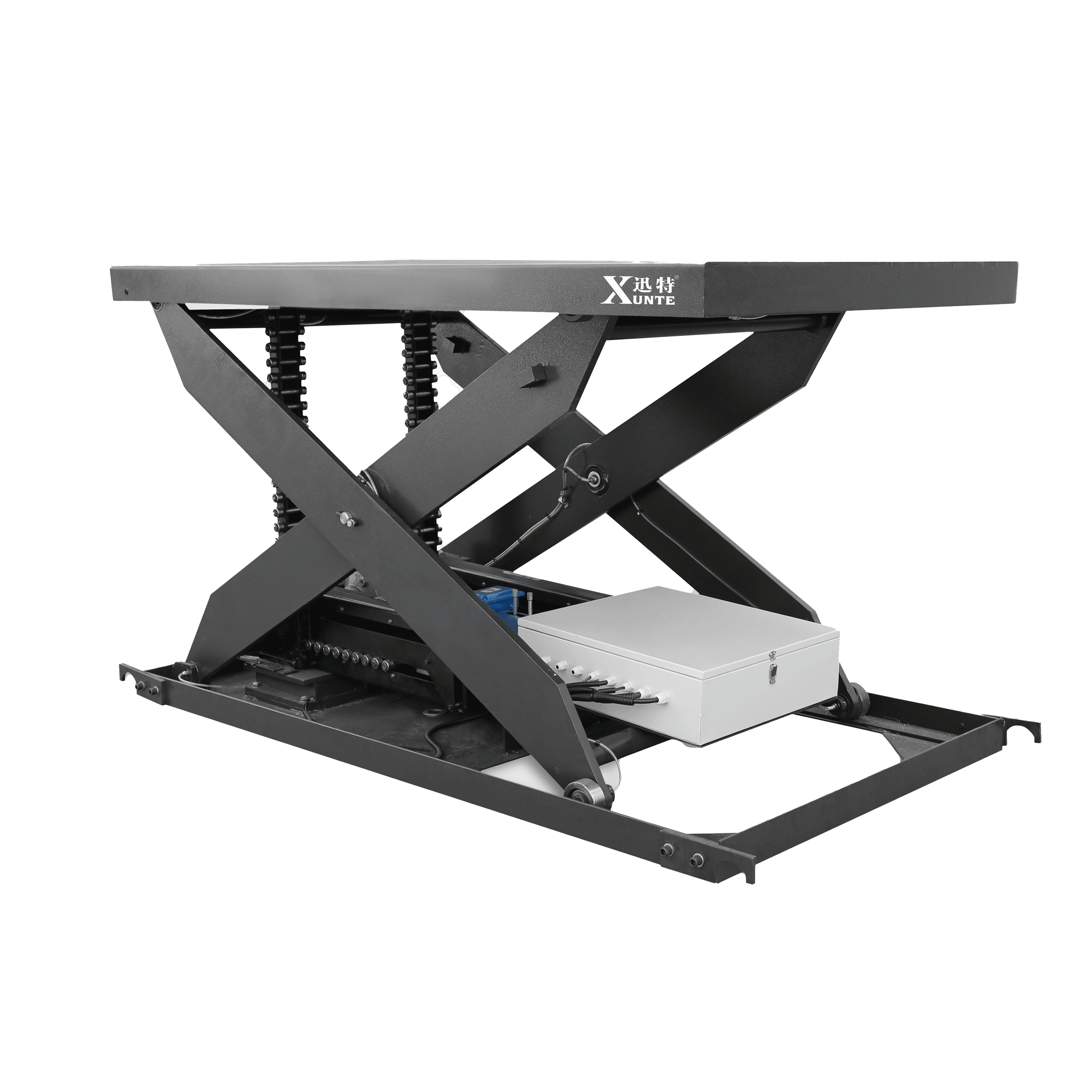 超低液壓升降平臺適用于生產車間貨物搬運